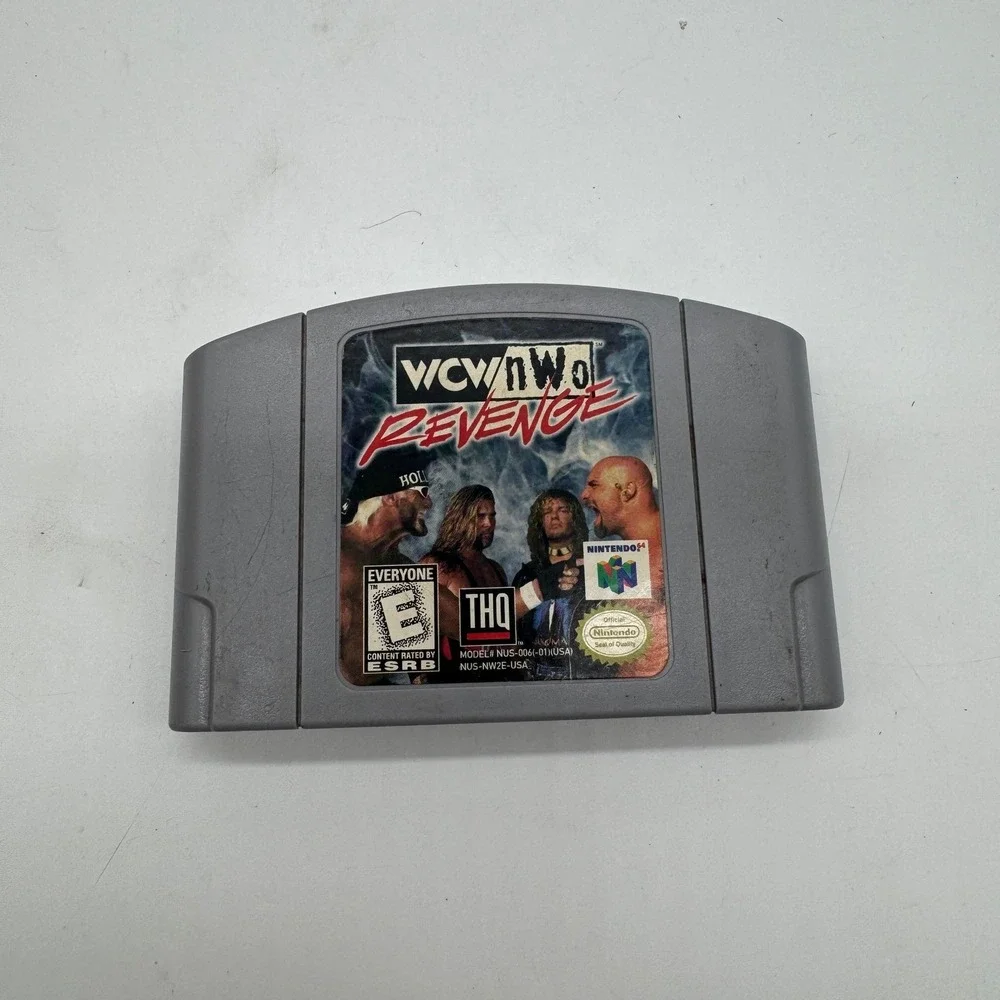 Nintendo 64 Wrestling Game Lot WCW nWo Revenge World Tour WWF Attitude N64 Bundl